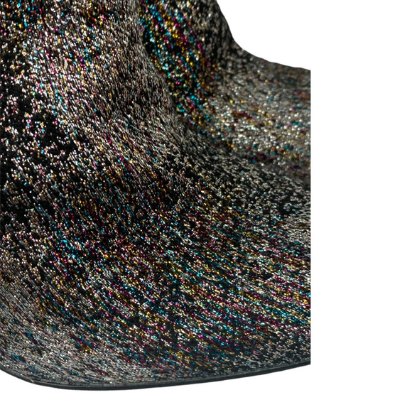 Steve Madden Womens Effect Ankle Boots Booties Metallic Block Heels 8.5 M - Picture 5 of 12